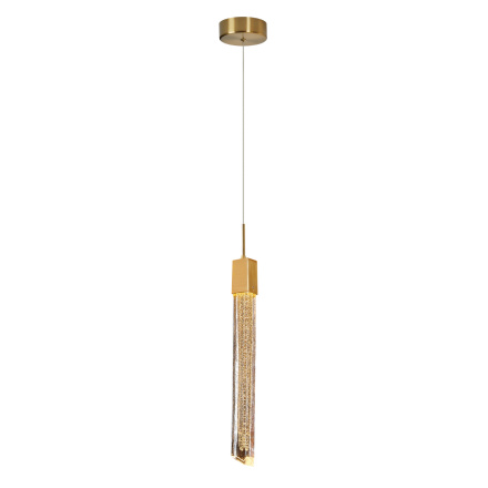 Подвесной светильник Delight Collection OD2510-1 gold/clear