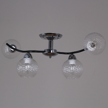 Потолочная люстра Reluce 07624-0.3-04 CR+BK