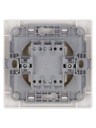 Выключатель одноклавишный с подсветкой на 2 направления Ильмень TDM Electric SQ1823-0006