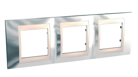Рамка 3-постовая Schneider Electric Unica Хамелеон MGU66.006.510