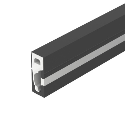 Силиконовый профиль Arlight WPH-FLEX-0616-SIDE-S9-5m FULL BLACK 045842