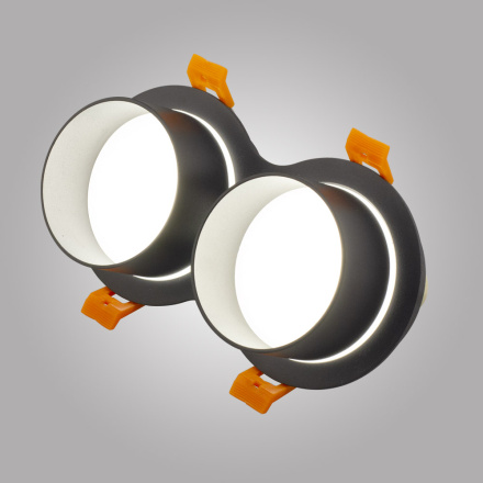 Встраиваемый светильник AM Group AM472/2-BK