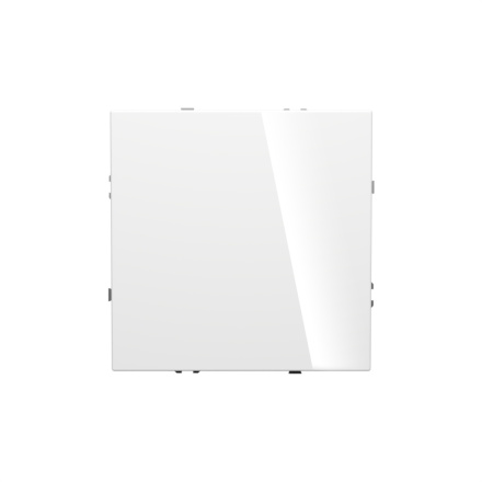 Выключатель одноклавишный с подсветкой Voltum S70 VLS010201 (белый глянцевый)