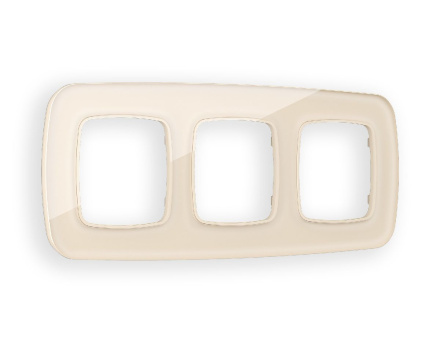 Рамка трехместная Ambrella Volt Radian OF320303