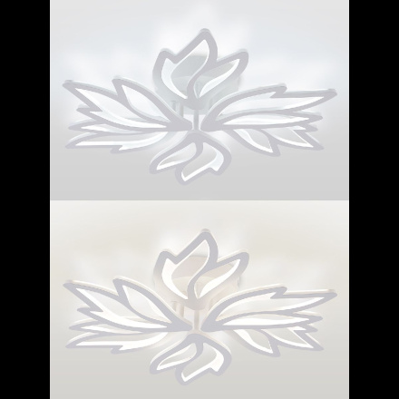 Потолочная люстра Natali Kovaltseva Rif LED LAMPS 81118/5C