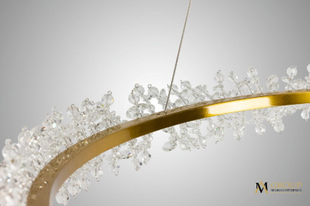 Подвесной светильник AM Group AM455 L800 POLISHED GOLD