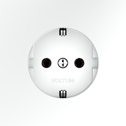 Розетка Voltum S70 VLS040102 (белый матовый)