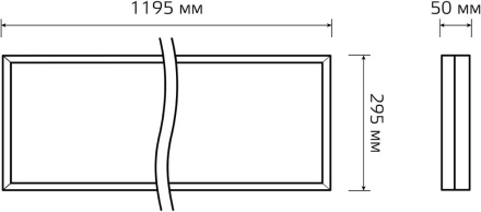 Светодиодная панель Gauss Mir G1-A0-00350-01GA2-4003540