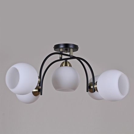 Люстра на штанге Illumico IL0250-5CSQ-79 BK AB