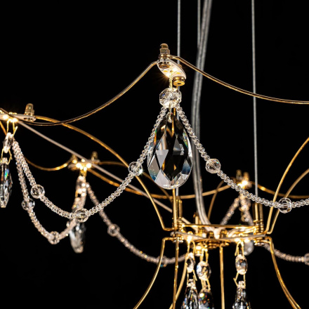 Подвесная люстра Modelux premium ML.7815.1050P GD