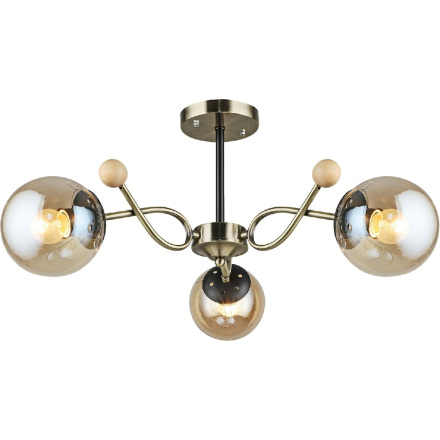 Люстра на штанге Reluce 02021-0.3-03 AB+BK