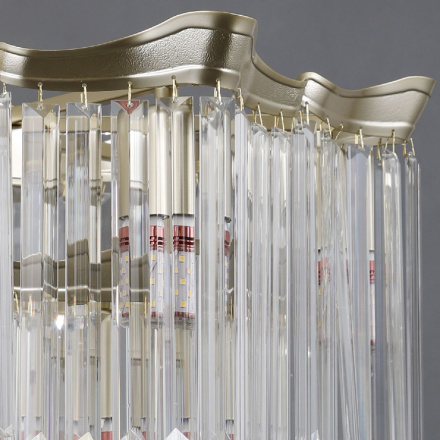 Подвесная люстра Illumico IL3357-6+3PSQ-24 GD LYRA