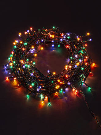 Светодиодная гирлянда TDM Electric МГ 300 220V разноцветная 8 режимов SQ0361-0007