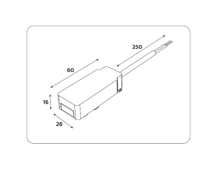 Ввод питания Ambrella Light Track System GV1262