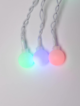 Светодиодная гирлянда (11130) Uniel занавес Радуга 220V разноцветный ULD-E2405-100/DTA MULTI IP20 RAINBOW