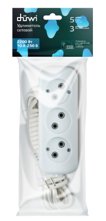 Удлинитель бытовой Duwi 32032 6