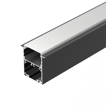 Алюминиевый профиль Arlight SL-LINIA52-3L-F-2000 ANOD BLACK 044685