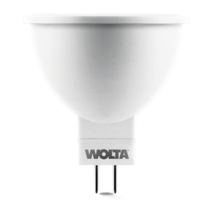 Светодиодная лампа WOLTA 7.5Вт 4000K GU5.3 матовая 25SMR16-220-7.5GU5.3