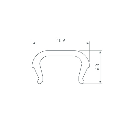 Экран Arlight LINE-D-1111-2000 OPAL (Пластик) 061086