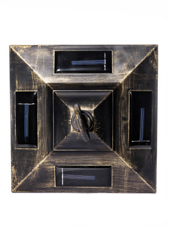 Подвесной светильник на солнечных батареях (10227) Uniel USL-S-180/PT220 Bronze lantern