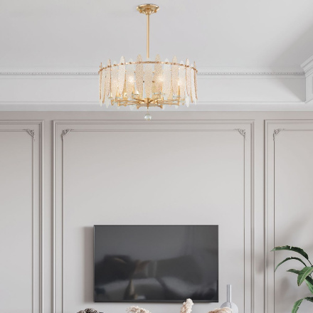 Люстра на штанге Arte Milano Sorrento 373309/8/350/570 GD