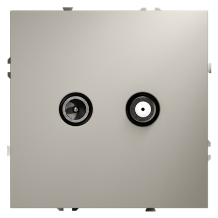 Розетка телевизионная Voltum S70 VLS060403 (кашемир)