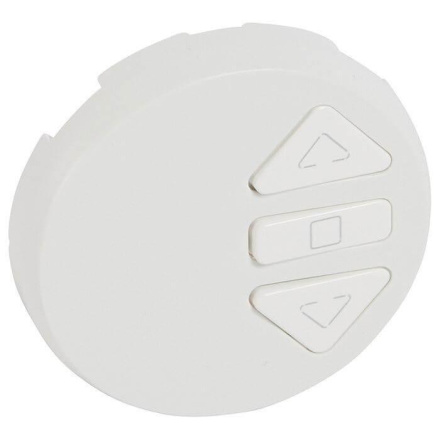 Лицевая панель Legrand Celiane механизма управления жалюзи IOBL белая 068179