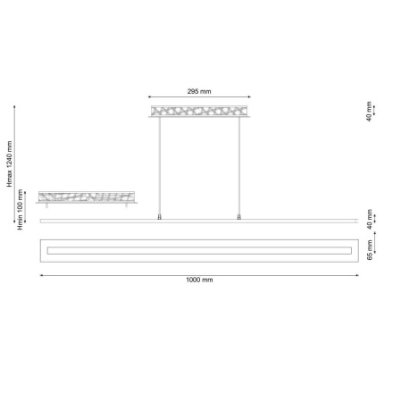 Подвесной светодиодный светильник Lucia Tucci Modena 167.1 LED