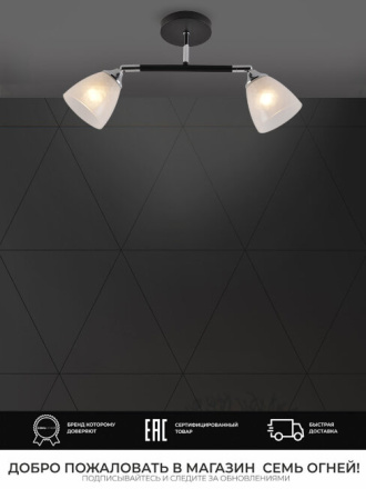 Спот Seven Fires Venkel SF3380/2C-BK-CR-WT