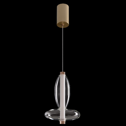 Подвесной светильник Crystal Lux QUASAR SP7W LED TRANSPARENT