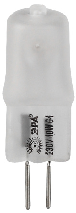 Лампа галогенная Эра G4 40W 3000K G4-JCD-40W-230V-FR C0039282