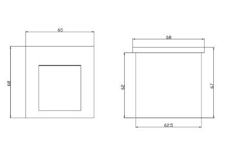 Встраиваемый светильник Maytoni Arca O038-L3B