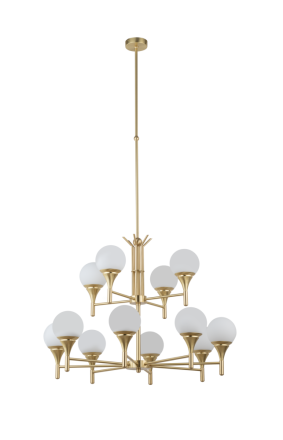 Люстра на штанге Kutek Meleze MEL-ZW-8+4(ZM)