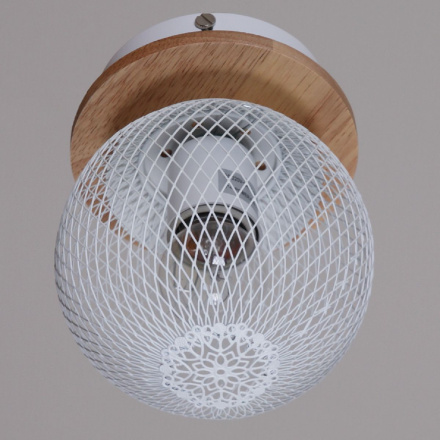 Потолочный светильник Reluce 01565-3.3-01 WH+WOOD