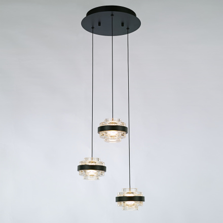 Подвесной светильник Delight Collection MD22030002 MD22030002-3A black/clear