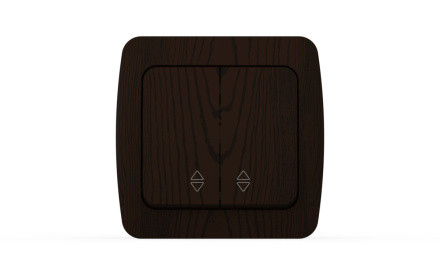 Выключатель двухклавишный проходной ELBI Alsu 504-010400-211