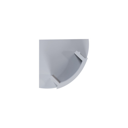 Заглушка без отверстия для алюминиевого профиля 08-21/31 Apeyron 3-08-21-1