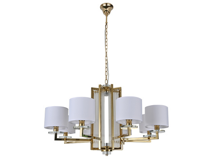 Подвесная люстра Newport 35408+1/C gold без абажуров М0069059