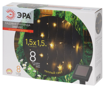Садовая гирлянда Занавес Эра ERASF22-41 Б0053372