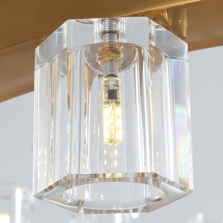 Подвесная люстра Delight Collection Arcachon 8530P/D610 gold