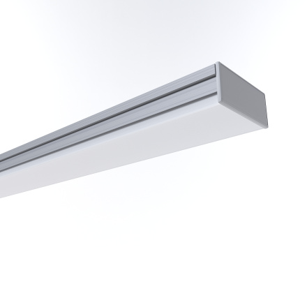 Профиль П-образный универсальный Apeyron ширина ленты до 30мм (рассеиватель, заглушки - 2шт) 08-15