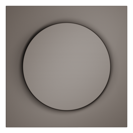 Накладка для светорегулятора поворотно-нажимного Voltum S70 (капучино) VLS002014