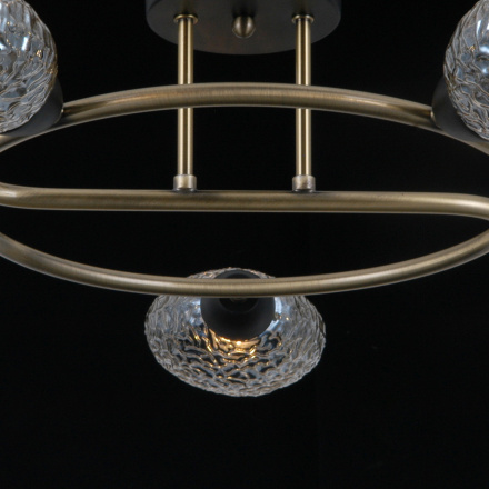 Люстра на штанге Illumico IL0300-5CSQ-79 BK AB