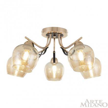 Потолочная люстра Arte Milano Amalfi 322306/5 FG+BK