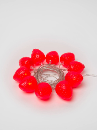 Светодиодная гирлянда Uniel Клубника (UL-00003394) красный ULD-S0400-010/STB/2AA Red IP20 Strawberry