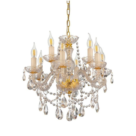 Подвесная люстра Lumina Deco Eliza LDP 7026-6+3 SL+GD