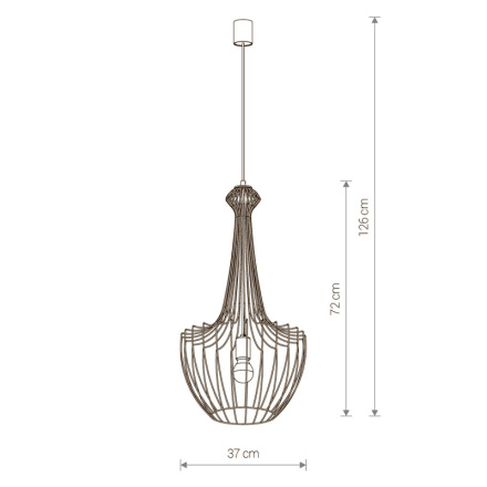 Подвесной светильник Nowodvorski Luksor 8851