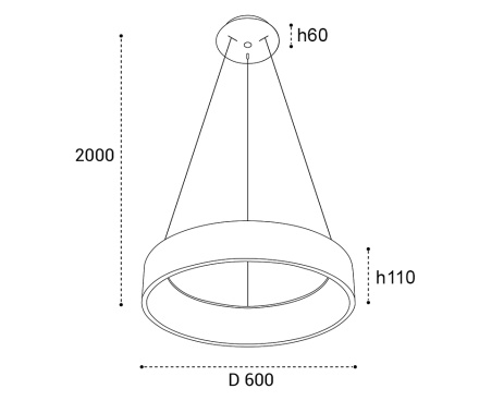 Подвесная люстра Italline IT013-6026 white 3000K