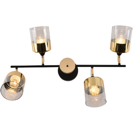 Люстра на штанге Reluce 01555-3.3-04B BK+FGD