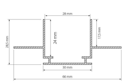Профиль-держатель Arlight TEK-PLS-GH16-2000 019861